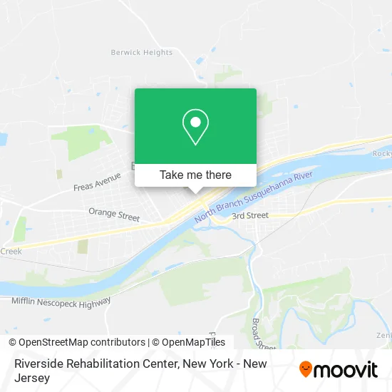 Riverside Rehabilitation Center map