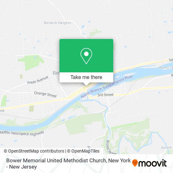 Bower Memorial United Methodist Church map