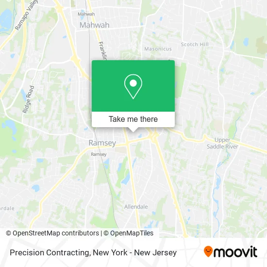 Precision Contracting map