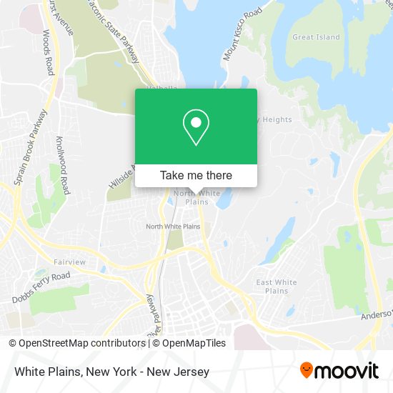 White Plains map