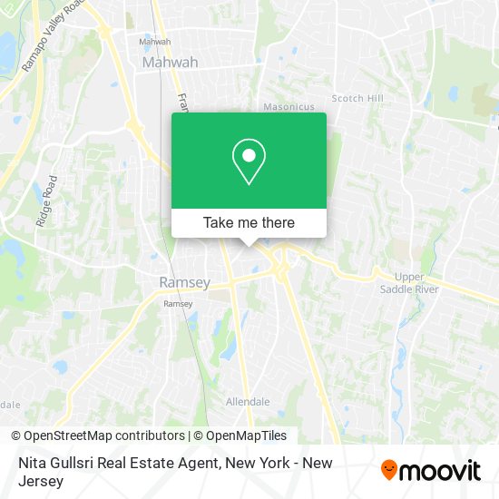 Nita Gullsri Real Estate Agent map