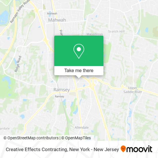Creative Effects Contracting map