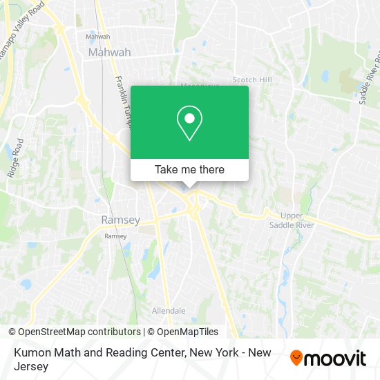Mapa de Kumon Math and Reading Center