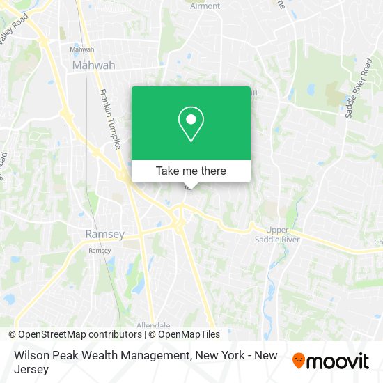 Wilson Peak Wealth Management map