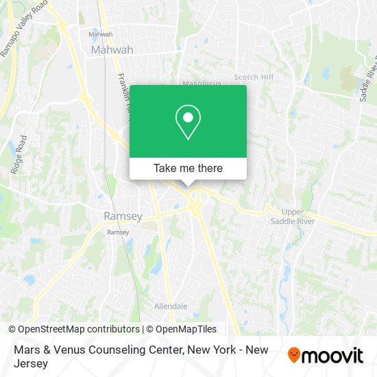 Mapa de Mars & Venus Counseling Center