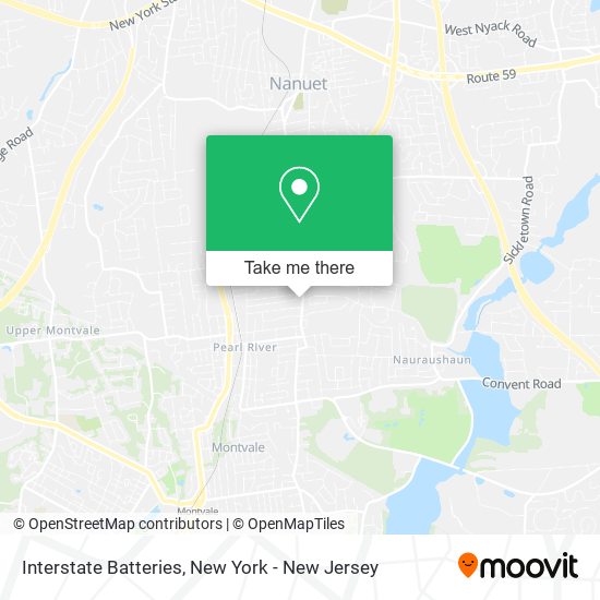 Interstate Batteries map