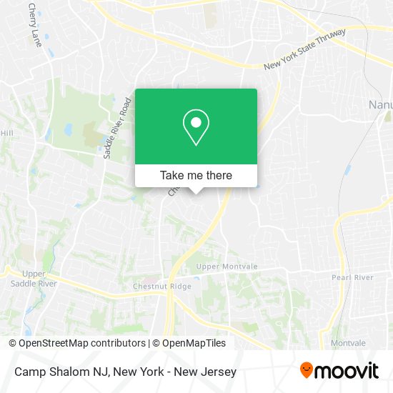 Mapa de Camp Shalom NJ