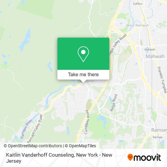 Kaitlin Vanderhoff Counseling map