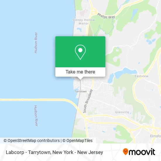 Labcorp - Tarrytown map
