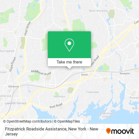 Fitzpatrick Roadside Assistance map