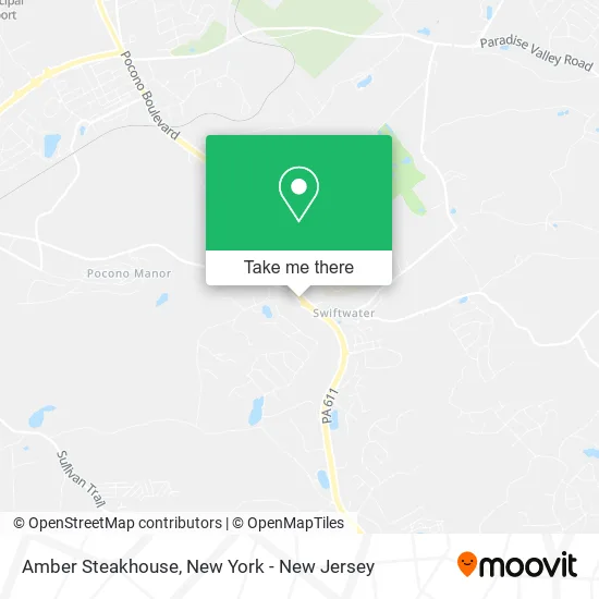 Amber Steakhouse map