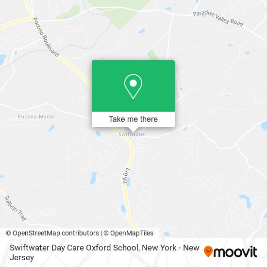 Swiftwater Day Care Oxford School map