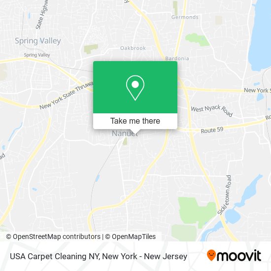 Mapa de USA Carpet Cleaning NY