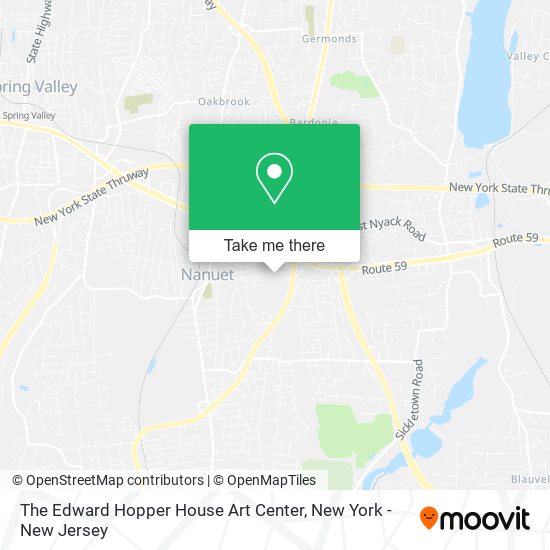 Mapa de The Edward Hopper House Art Center