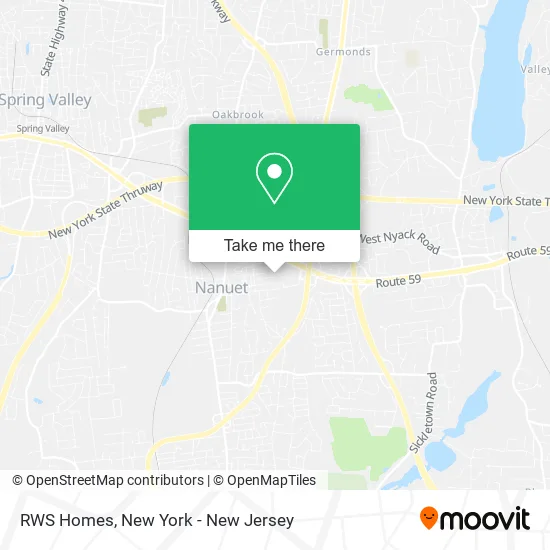 RWS Homes map