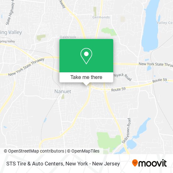 STS Tire & Auto Centers map