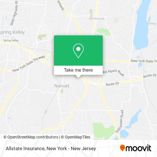 Allstate Insurance map