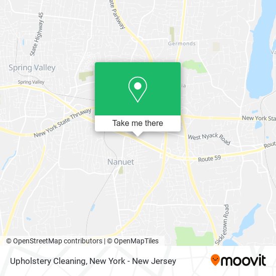 Mapa de Upholstery Cleaning