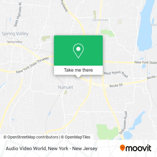 Audio Video World map