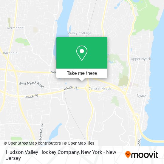Hudson Valley Hockey Company map