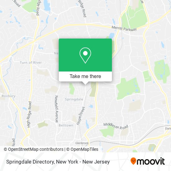 Mapa de Springdale Directory