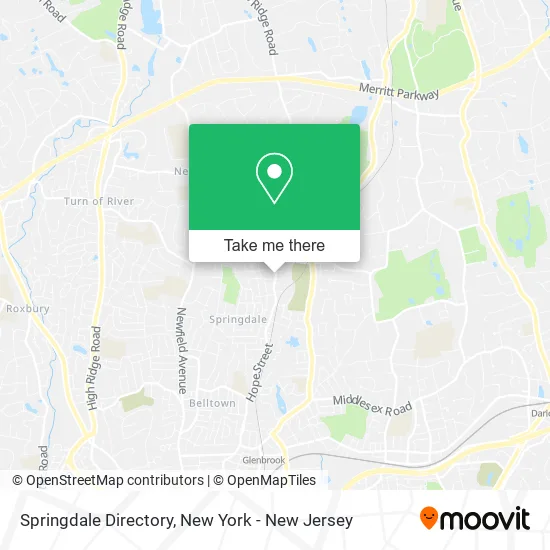 Springdale Directory map