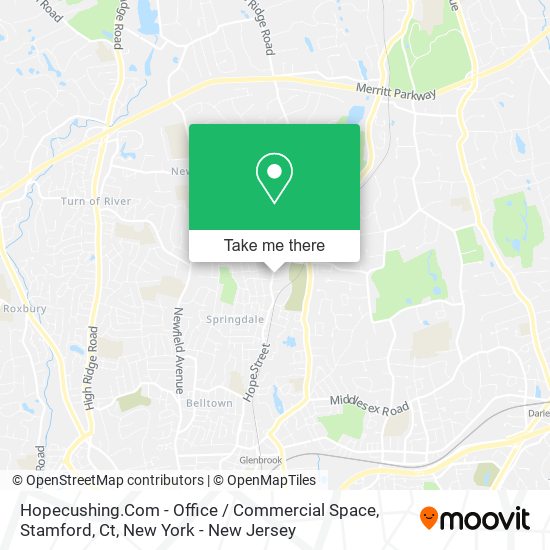 Hopecushing.Com - Office / Commercial Space, Stamford, Ct map