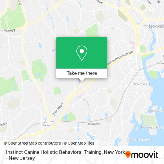 Instinct Canine Holistic Behavioral Training map