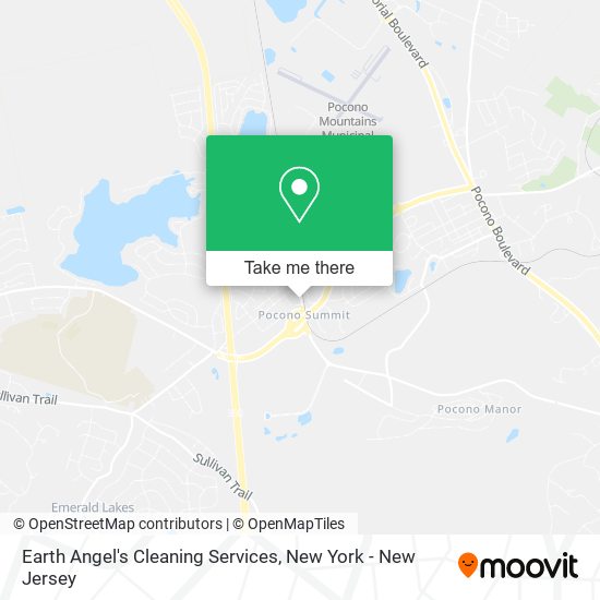 Earth Angel's Cleaning Services map