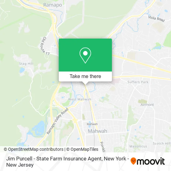 Jim Purcell - State Farm Insurance Agent map