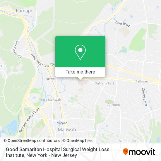 Mapa de Good Samaritan Hospital Surgical Weight Loss Institute