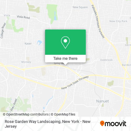 Rose Garden Way Landscaping map