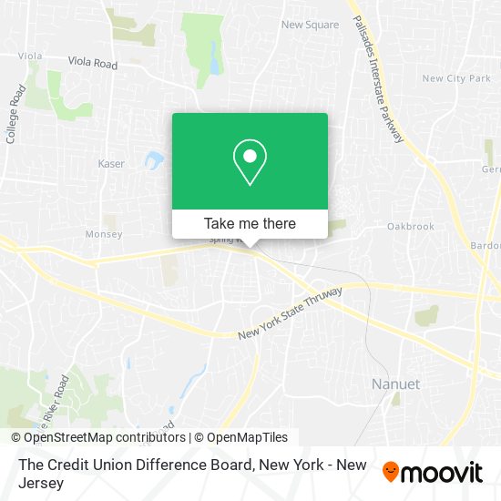 The Credit Union Difference Board map
