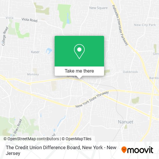 Mapa de The Credit Union Difference Board