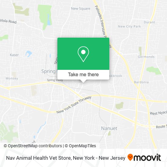 Nav Animal Health Vet Store map