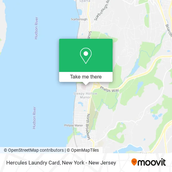 Hercules Laundry Card map