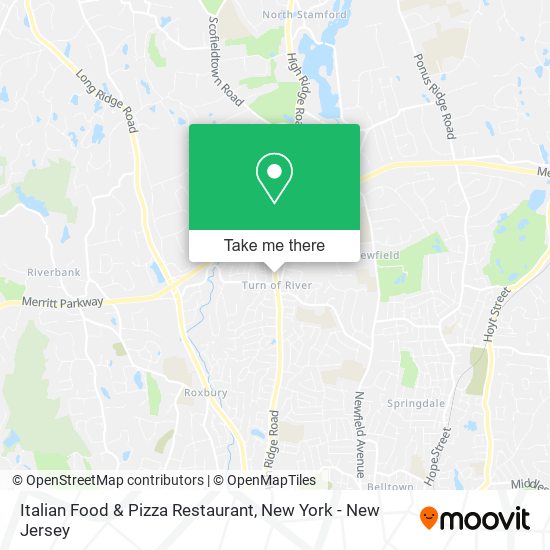 Italian Food & Pizza Restaurant map