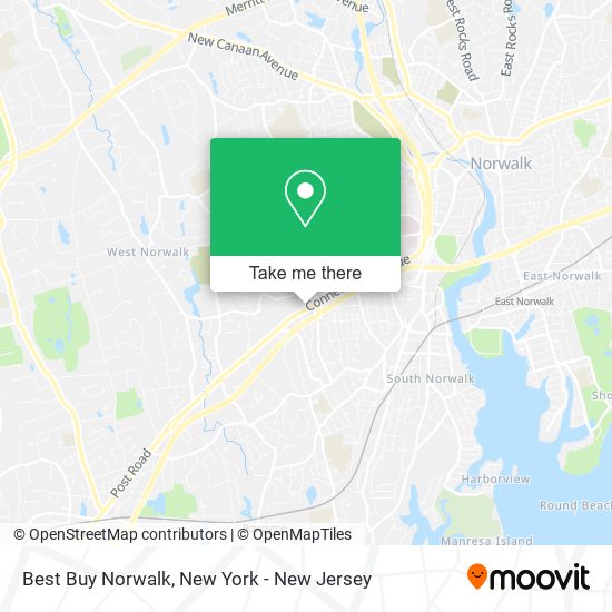 Mapa de Best Buy Norwalk