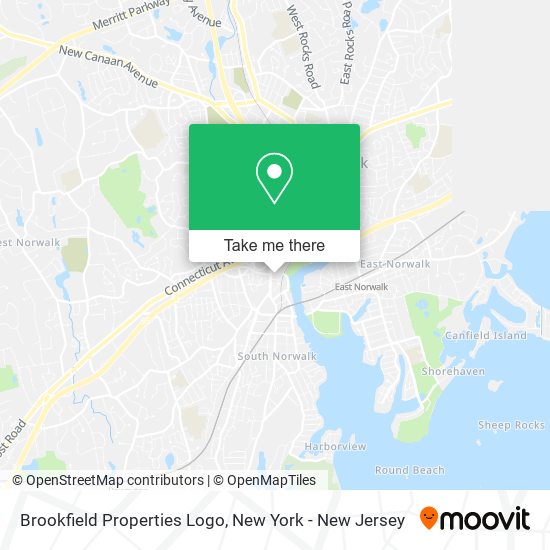 Brookfield Properties Logo map
