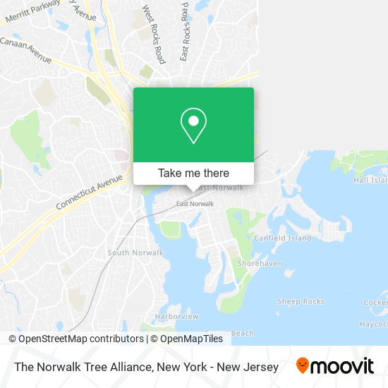 Mapa de The Norwalk Tree Alliance