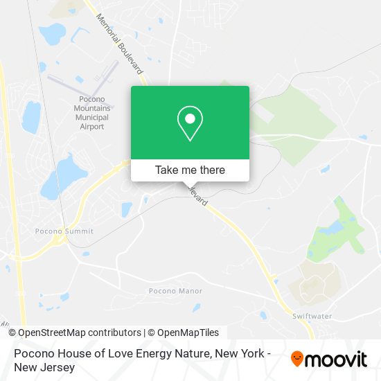Pocono House of Love Energy Nature map