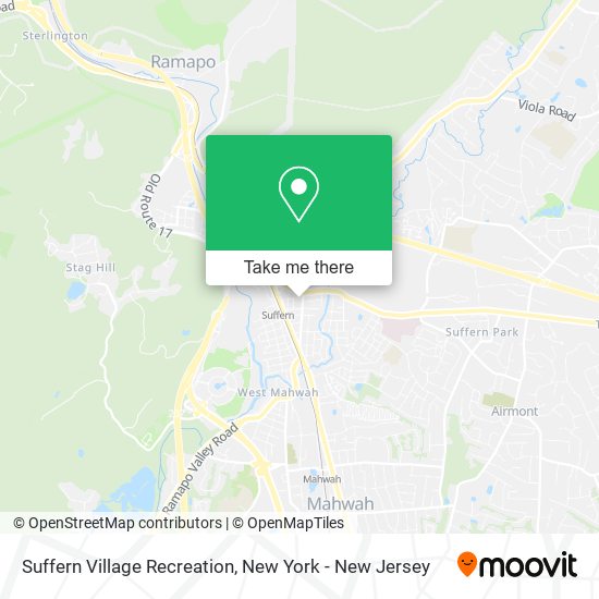 Suffern Village Recreation map