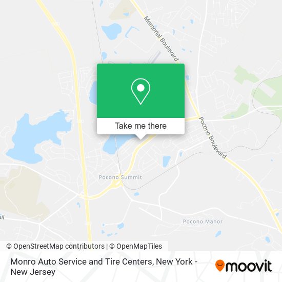 Mapa de Monro Auto Service and Tire Centers