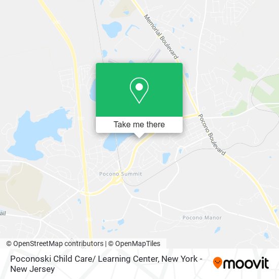 Poconoski Child Care/ Learning Center map