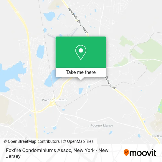 Foxfire Condominiums Assoc map