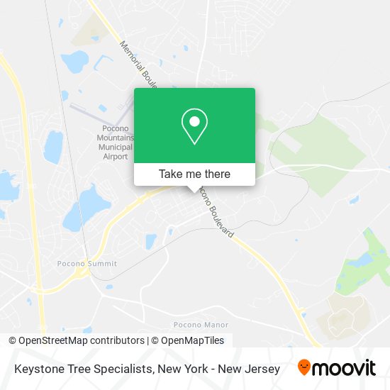 Mapa de Keystone Tree Specialists