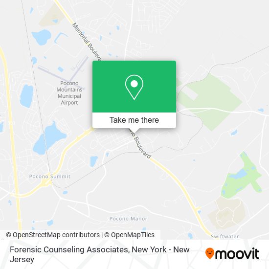 Mapa de Forensic Counseling Associates