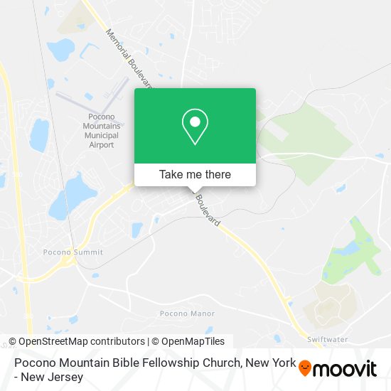 Pocono Mountain Bible Fellowship Church map