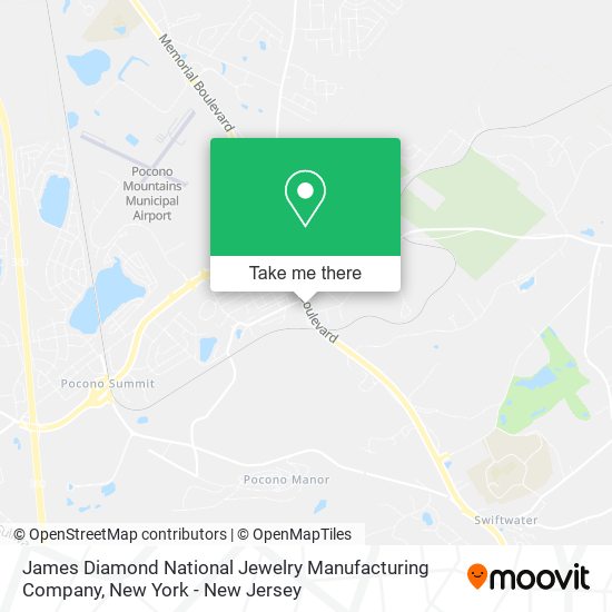 James Diamond National Jewelry Manufacturing Company map