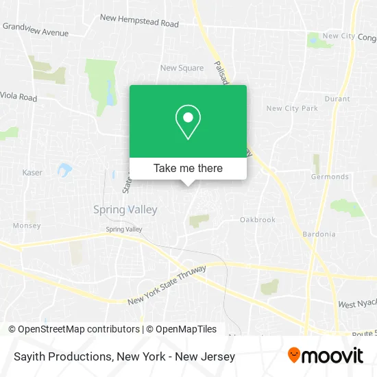 Sayith Productions map